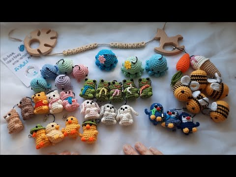 Видео: Обзор готовых игрушек,  связанных за январь.