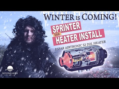 Видео: Сборка фургона Sprinter Adventure — установка дизельного обогревателя Espar S2 D2L — #ЗимаПриближ...