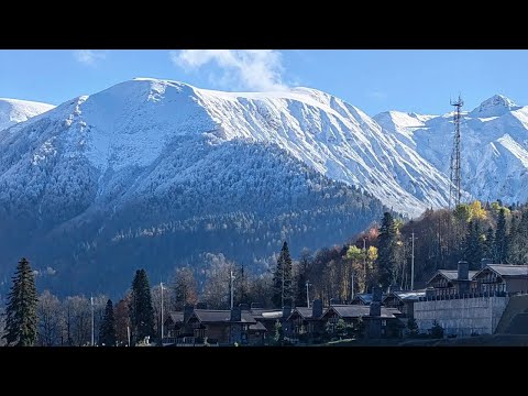 Видео: Невероятные краски осени в горах КРАСНОЙ ПОЛЯНЫ СОЧИ ноябрь 2022
