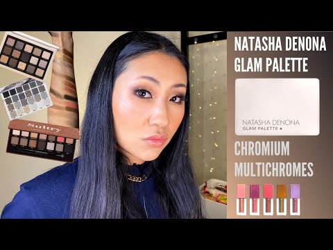 Видео: НОВИНКА NATASHA DENONA GLAM | CHROMIUM MULTICHROME Liquid eyeshadow. Тени Наташа Денона Глэм обзор