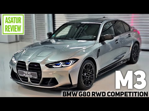 Видео: 🇩🇪 Обзор BMW M3 G80 RWD Competition Oxidgrau / БМВ М3 Г80 Компетишн Серый Оксид Задний привод 2021