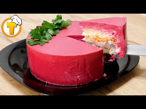 Видео: Селедка под шубой. Популярный салат и необычное решение.