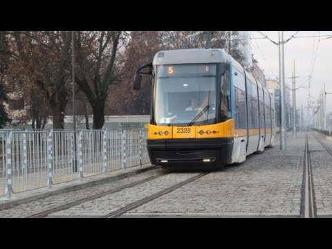 Видео: В трамвай 5.От спирка Умбалсм Пирогов до пл.Македония.