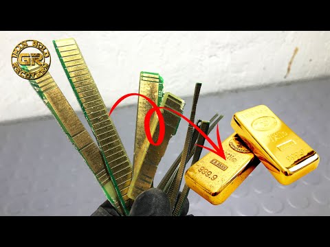 Видео: Извлечение золота из золотых пальцев методом AP |Извлечение золота из золотых пальцев|Метод перекиси
