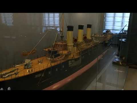 Видео: Модель бронепалубного крейсера "Светлана". Программа экспресс-экскурсий "Музей в каждый лом".