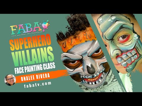 Видео: Урок по рисованию пылающего черепа одним движением от Онали Риверы для FABAtv