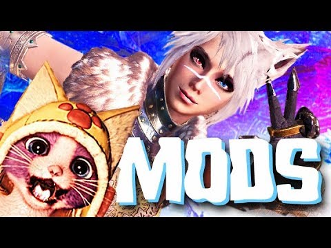 Видео: АКТУАЛЬНЫЕ И МЕМНЫЕ МОДЫ НА MONSTER HUNTER WORLD