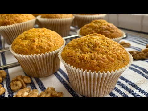 Видео: Мягкие ароматные вкуснейшие МОРКОВНЫЕ МАФФИНЫ Простой рецепт