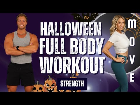 Видео: 35-минутная тренировка на все тело к Хэллоуину с Трейси и Страттоном