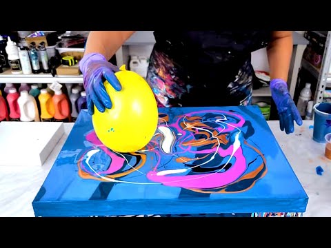 Видео: Лопаем шарики только с помощью краски и воды! - Удивлен результатом!