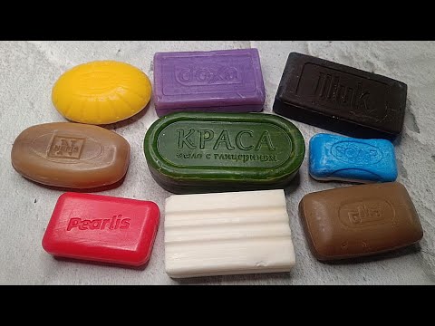 Видео: Soap Cutting🧼ASMR🔪Резка сухого мыла 191