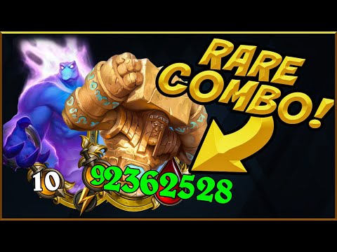 Видео: Комбо «7 уровень и Бадди Миллион характеристик»! | Hearthstone Battlegrounds