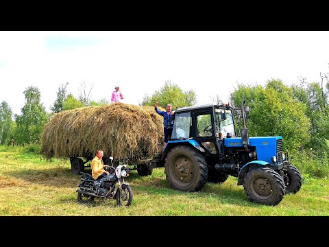 Видео: ВЕЗЁМ СЕНО ДОМОЙ.КАК ПРОХОДИТ ЛЕТО В ДЕРЕВНЕ.