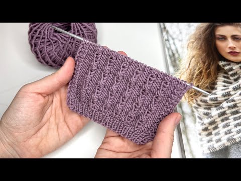 Видео: 😍👍 УЗОР ДЛЯ ПЛЕДА! Рельефный узор спицами для вязания кардиганов, джемперов, свитеров и шапок