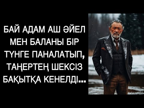 Видео: Бай кісі аш жүрген әйел мен баласын бір түнге паналатты, ал таңертең көргенінен бақыттан көзі ашылды