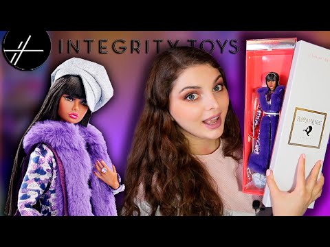 Видео: Распаковка и обзор Поппи Паркер Ультрафиолет 💜 Ultra Violet Poppy Parker Integrity Toys