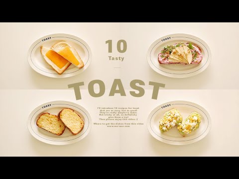 Видео: 10 вкусных рецептов тостов