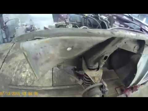 Видео: вытяжка передка ваз 2107.тянем лонжероны телевизор .
