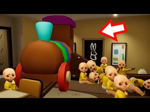 Видео: В 100 РАЗ УВЕЛИЧИЛ ПАРАВОЗ И ЗАПУСТИЛ ?! ИГРА The Baby In Yellow