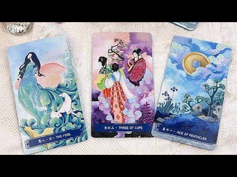 Видео: Лимитированная авторская колода «Таро Восточной Гуаши»🌊”Eastern Ink Tarot “ , китайская акварель.