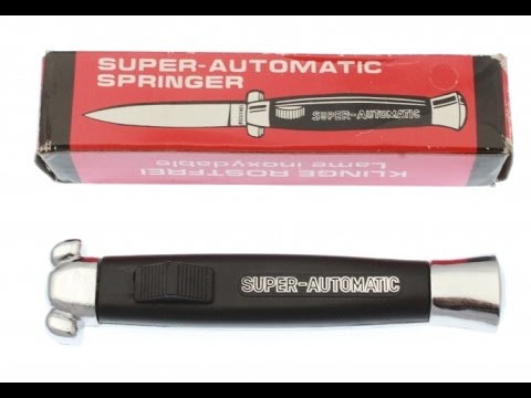 Видео: Нож выкидуха  Super Automatic