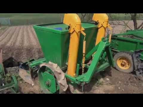 Видео: Самодельная картофелесажалка на Т25. Размеры.