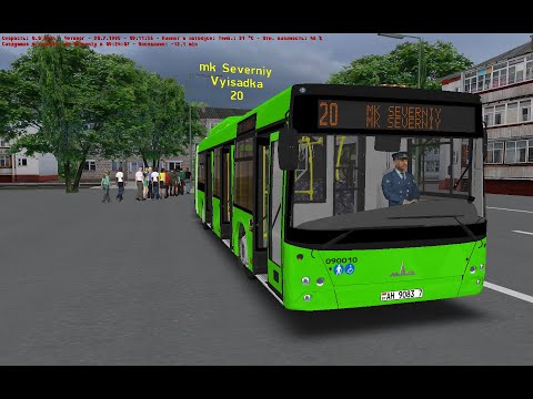 Видео: ЗЕЛЁНЫЙ МАЗ 215 БОЛЬШАЯ ДЕРЕВНЯ(ГОРОДЕЦ) 20 МАРШРУТ