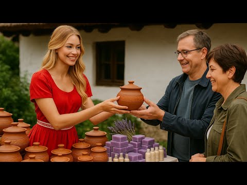 Видео: Холлокё, Венгрия 4K 🇭🇺 Сказочная деревня, замерзшая во времени