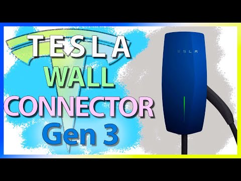 Видео: Tesla Wall Connector Gen 3 (Type 2) | Обзор и использование