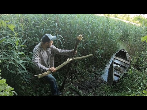 Видео: Примитивная лебедка против затонувшей лодки