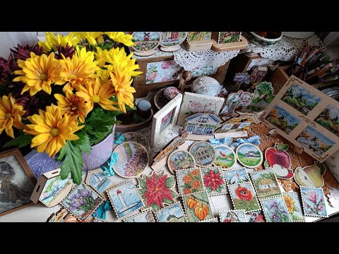 Видео: #38 Вишивка на дереві🪡🌳Марки ZAYKA STITCH🐰 Фрузелок.Затишні хрестики.Хитра Синиця. Wonderland Crafts