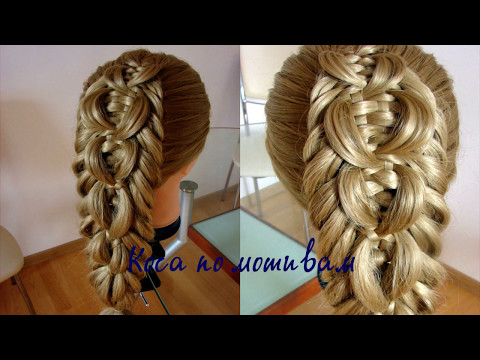 Видео: Красивая коса. Hair tutorial. Видео-урок. Детские причёски