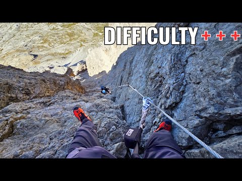 Видео: Виа Феррата Томаселли: так ли устрашающе это выглядит?