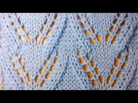 Видео: Узор спицами  для ПАЛАНТИНОВ,  ШАЛЕЙ,  НАКИДОК