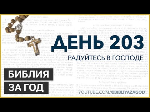 Видео: День 203: Радуйтесь в Господе – «Библия за год» с о.Майком Шмитцем