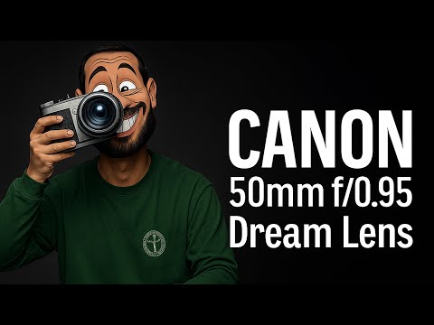 Видео: Canon 50mm f0,95 Dream Lens / Магия боке и легенда фотографии