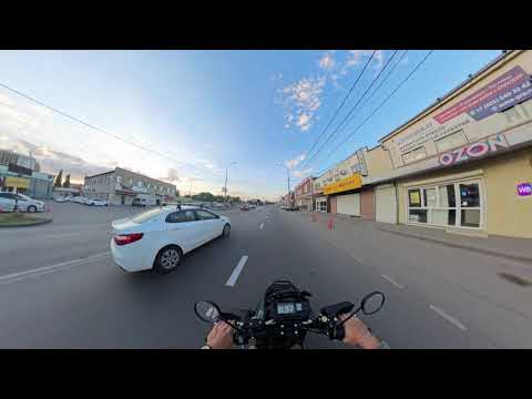 Видео: Покатушки Vento Smart 3 на камеру Insta360x4 170 кубов