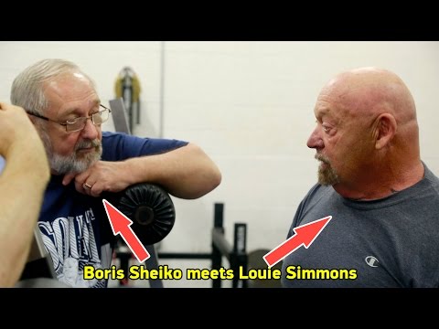 Видео: Boris Sheiko meets Louie Simmons / Встреча Борис Шейко и Луи Симмонса
