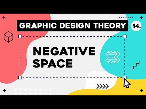 Видео: Теория графического дизайна №14 — Негативное пространство