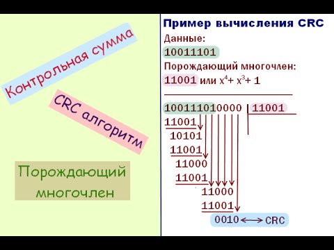 Видео: 57.  CRC алгоритм (Урок 48. Теория)