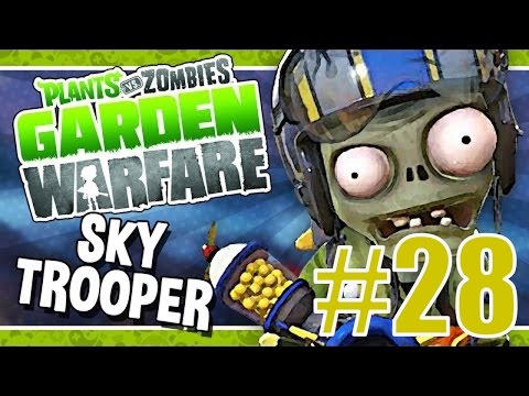 Видео: Обзор на SKY TROOPER - Plants vs Zombies: Garden Warfare - ЗОМБИ-ДЕСАНТНИК