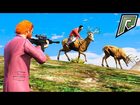 Видео: РУССКАЯ ОХОТА НА ДИКИХ ЖИВОТНЫХ! ИЩЕМ МЯСО ДЛЯ ПОВАРА ОЛИГАРХА! - GTA 5 RP RADMIR (МОДЫ ГТА 5)