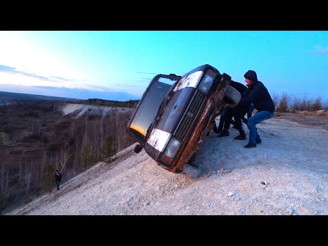 Видео: КРАШ-ТЕСТ ВАЗ-2104. СБРОСИЛИ С ОБРЫВА!!! ЖИГА ДЕРЖАЛАСЬ ДО ПОСЛЕДНЕГО!