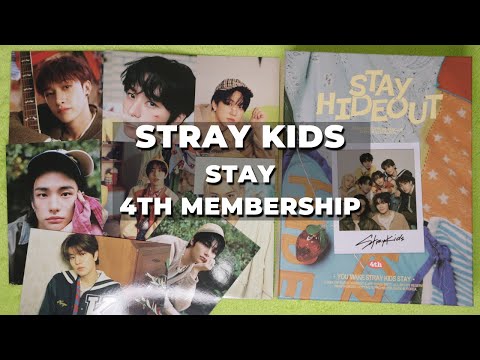 Видео: #распаковка membership STAY 4 поколения Stray Kids официальный фанклуб #kpop #unboxing