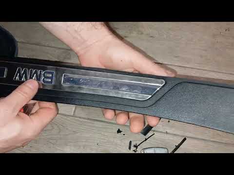 Видео: ремонт накладки порога bmw e39 / bmw e39 threshold pad repair