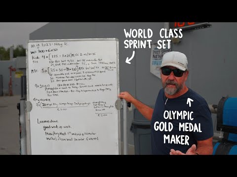 Видео: Как тренеры олимпийской сборной по плаванию проводят скоростной заплыв
