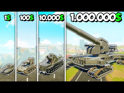 Видео: ПРОКАЧАЛ ДОРУ ГУСТАВА ОТ 1$ ДО 1.000.000$ В БРИК РИГС! ЭВОЛЮЦИЯ ЛЕГО ВОЙНА БИТВЫ ТАНКОВ В BRICK RIGS