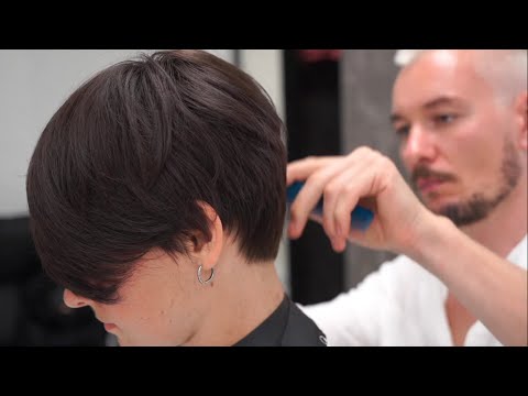 Видео: pixie haircut / короткая стрижка на густых волосах