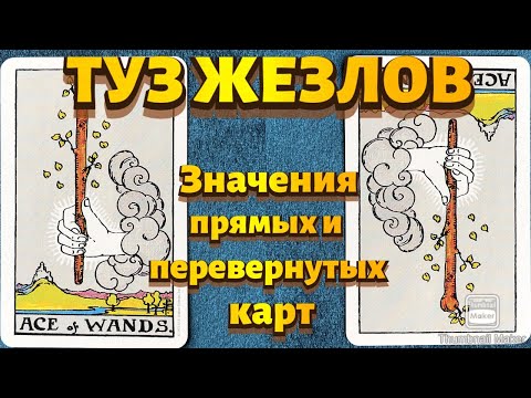 Видео: ТУЗ ЖЕЗЛОВ. Значения карты в сфере работы, финансов, отношений, здоровья, хар-ка человека.