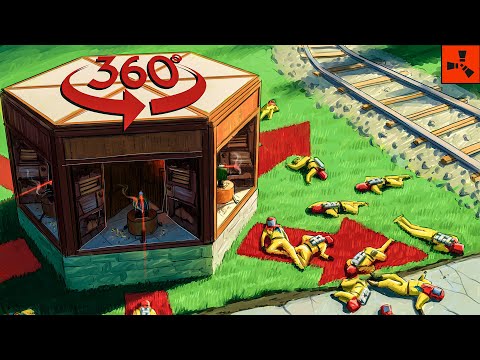 Видео: НЕВОЗМОЖНАЯ 360° БАЗА ЛОВУШКА! Выживание в Раст \ Rust